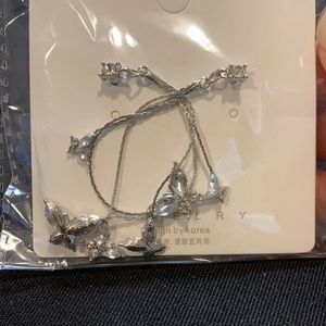 Silver Butterfly Earrings